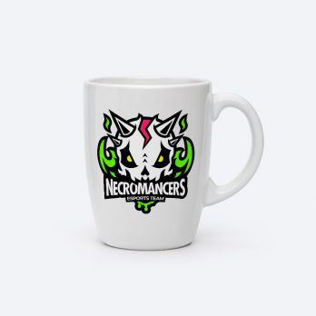 Necromancers Ceramic White Mug